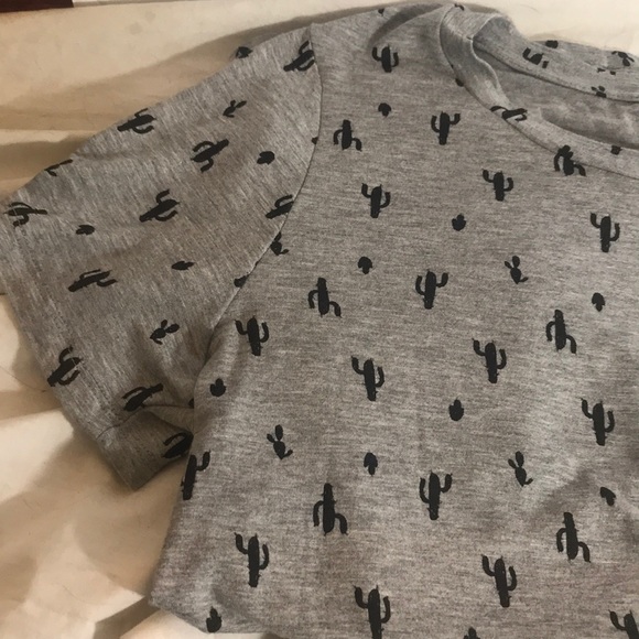 “JUSTIFY” Cactus Print Ladies T Shirt . - Picture 7 of 8